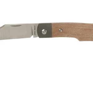 Bestseller Jack Wolf Sharpshooter Jack, Natural Canvas Micarta SHSH-MNA slipjoint zakmes