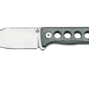 Koop Online QSP Knife Canary QS141-D1 Stonewashed, Denim Micarta, nekmes