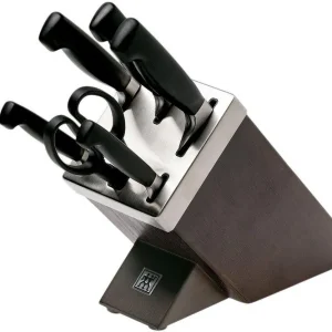 Zwilling J.A. Henckels Four Star SharpBlock-messenblok, 7-delig, 35145-000 Weekendaanbieding