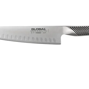 Global G77 koksmes 20 cm met kuiltjes Gereduceerde Prijs