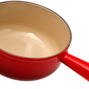 Dagaanbieding Le Creuset gietijzeren steelpan 18 cm, 1,4L rood