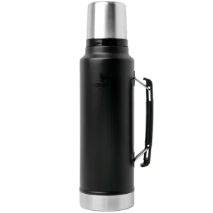 Lage Prijs Stanley The Legendary Classic Bottle 2.0 1.5QT, Black 10-11347-121 thermosfles met schenkdop en drinkbeker, 1.4L