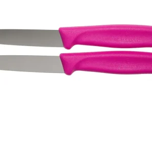 Populair Victorinox SwissClassic groentemesjes roze 8 cm, set van 2, VT6-7606-L115B