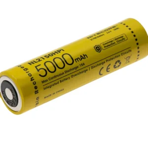 Nitecore NL2150HPi 21700 oplaadbare Li-ion accu, 5000 mAh Alleen Vandaag