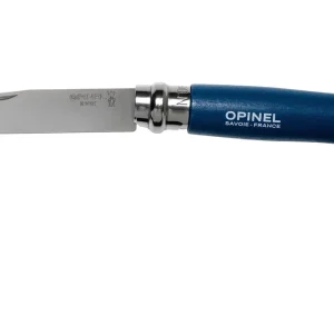 Opinel zakmes No. 08RV Dark Blue, roestvast staal, lemmetlengte 8,5 cm Premium