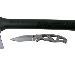 Fiskars Limited Edition set met handbijl en Gerber Paraframe mes Veilige Betaling