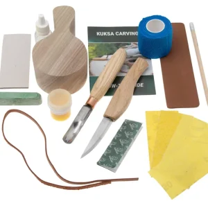 Finale Uitverkoop Beavercraft DIY07 Walnut Kuksa Carving Kit, houtsnijset