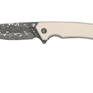 Betrouwbaar Civivi Merit C24012-DS1 Damascus Ivory G10, zakmes