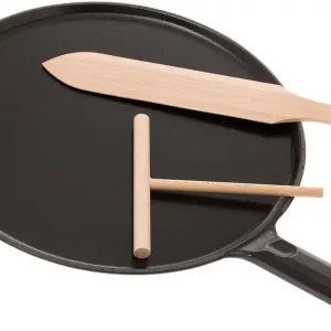 Staub pannenkoeken-/crêpespan 30 cm, zwart Direct Beschikbaar