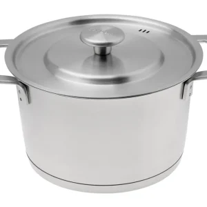 Combekk S-S 151103 Recycled Stainless Steel, kookpan met deksel, 18 cm, 2,4L Favoriet