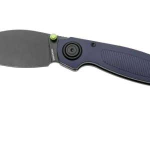 Koop Online Vosteed Shilin Cutter A2806 Blackwashed Elmax, Purple Aluminum, zakmes, Yue Dong design