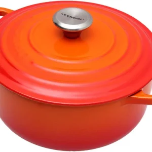 Le Creuset braadpan - cocotte 20cm, 2,4L oranje Gereduceerde Prijs