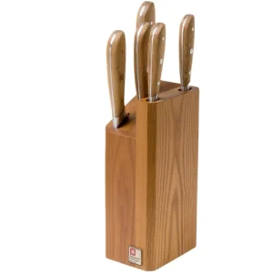 Richardson Sheffield Scandi 09500K511K20 5-delige messenset met blok Premium