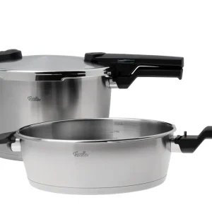 Dagaanbieding Fissler Vitaquick Premium 602-810-11-000-0, 2-delige snelkookpanset, 26 cm, 4.0 en 8.0 liter