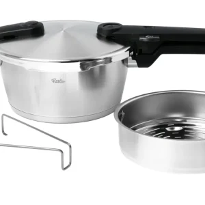 Laatste Kans Fissler Vitaquick Premium 602-410-03-070-0 snelkookpan, 22 cm, 3.5L met stoominzet