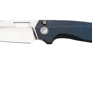 Koop Online Vosteed Nip-L A4202 Satin Elmax, Blue Titanium, zakmes, Divo Knives design