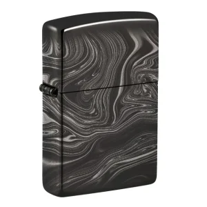 Bestseller Zippo Premium Marble Pattern Design 49812-000003, High Polish Black, aansteker