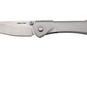 Veilige Betaling Real Steel SYLPH 7141 Nitro-V, Satin Hardware zakmes, Poltergeist design
