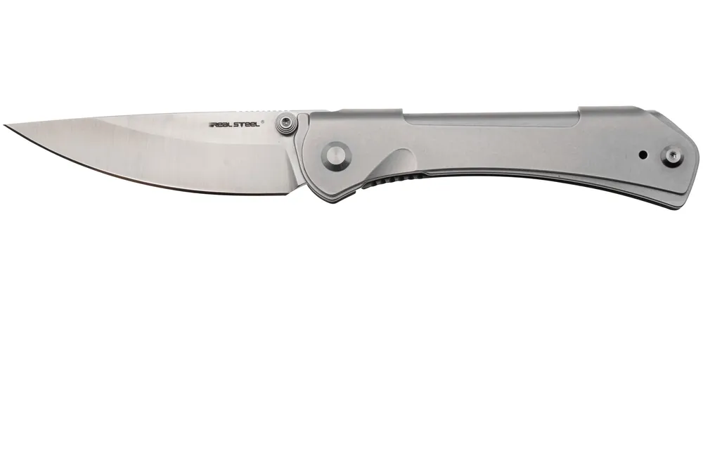 Veilige Betaling Real Steel SYLPH 7141 Nitro-V, Satin Hardware zakmes, Poltergeist design