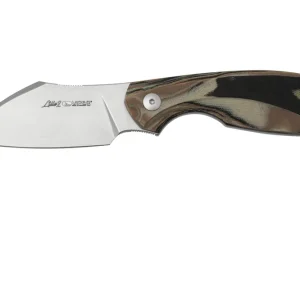Bestel Nu Viper Lille 2, VT4024GBU, Stonewash Elmax, Burl G10 vaststaand mes, Jesper Voxnaes design