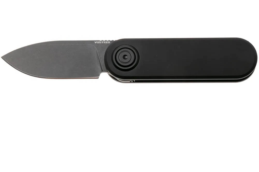 Speciale Aanbieding Vosteed Corgi V A3701 Blackwashed 14C28N, Black Aluminum, zakmes, Yue Dong design