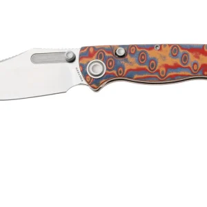 Exclusieve Aanbieding Vosteed Naga A3904 Stonewashed S35VN, Raindrop Micarta, zakmes