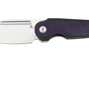 Tenable Knives Rafe L T1048A5 Satin 14C28N, Purple Black G10, zakmes, 4T5 design Weekendaanbieding