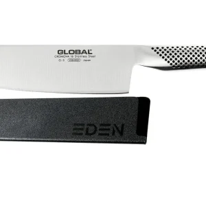 Gecertificeerd Global G5 Nakiri groentemes 18 cm met GRATIS Eden mesbeschermer
