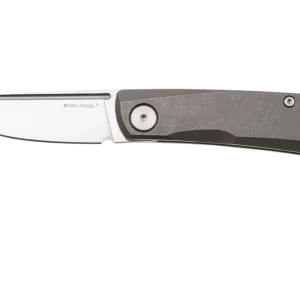 Weekendaanbieding Real Steel Luna TS 7001TS02 Satin N690, Bronze Monochrome Titanium, zakmes, Jakub Wieczorkiewicz design