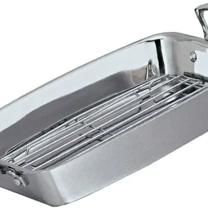 Favoriet SCANPAN Impact braadslede met rooster, 42x26cm