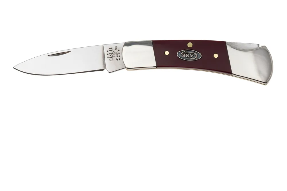 Bestel Nu Case Lockback 30466 Smooth Mulberry Synthetic 41225L zakmes