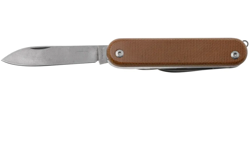 MKM Malga 5 MP05MAG-NC Magnacut Natural Canvas Micarta, zakmes Weekendaanbieding