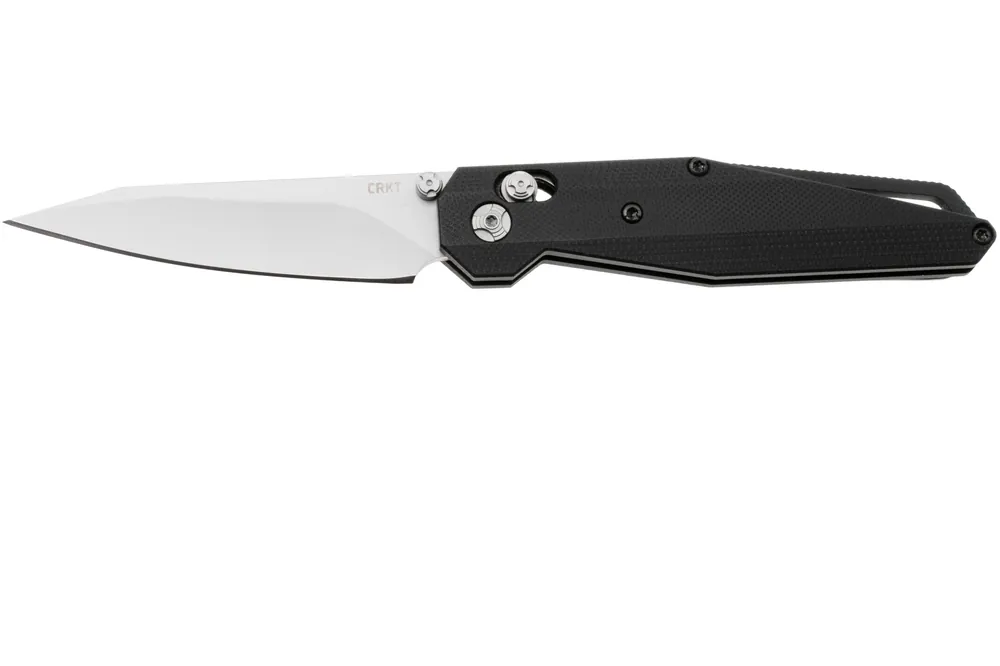 Meest Verkocht CRKT LCBK 3830 Crossbar Lock, Black G10 zakmes, Matthew Lerch design