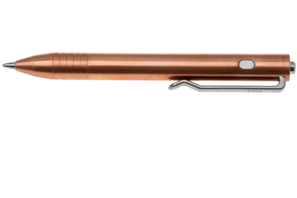 Big Idea Design Mini Dual Side Click Pen MDSC-CO Copper, everyday carry pen Op = Op