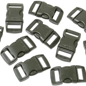 Tijdelijk Beschikbaar Atwood Rope MFG arc buckle olive drab 10pcs