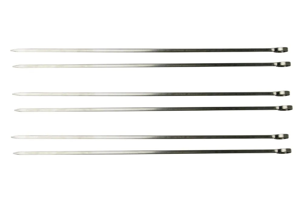 Dagaanbieding Tramontina Churrasco 26499-003 RVS BBQ-spiezen 6-stuks, 30 cm
