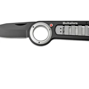Beperkte Voorraad Hultafors OKF 380310 Black Stainless Steel, zakmes