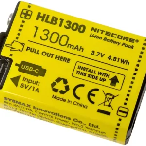Alleen Vandaag Nitecore HLB1300 accu voor de UT27