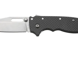 Demko AD20.5 Shark-Lock, Stonewashed D2 Clip Point, 205-D2-CFCP, Carbon Fiber zakmes Veilige Betaling