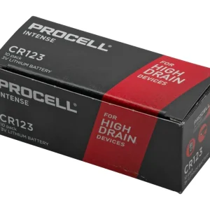 Duracell Procell CR123 lithiumbatterijen, 10 stuks Laatste Kans