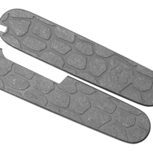 Flitsaanbieding Lex Custom Victorinox 91 mm Scales V91LSW Lizard Stonewashed Titanium, handgreepschalen