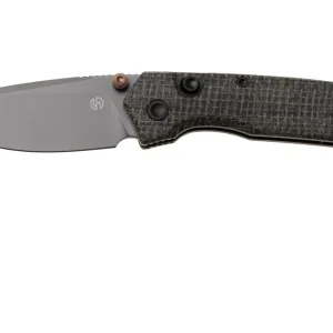 Lage Prijs Vosteed Psyop 299 A2230 Gray S35VN, Gray Norplex UltreX Micarta, zakmes, Tuffknives design