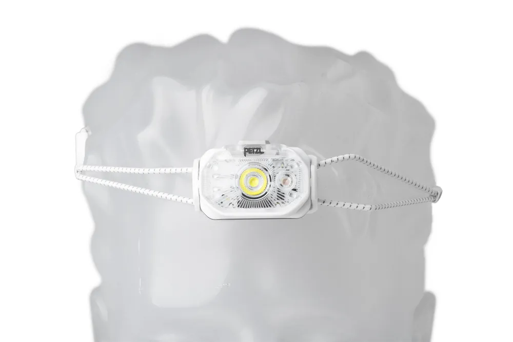 Petzl Swift LT White E102AB01 wit, oplaadbare hoofdlamp, 380 lumen Koopje