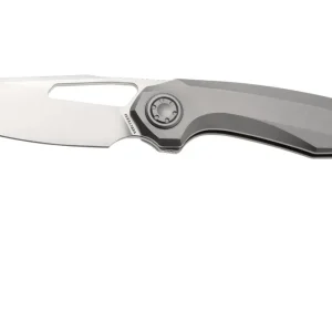 Hoge Kwaliteit Vosteed Thunderbeast A4301 Satin M390, Gray Titanium, zakmes, Yue Dong design