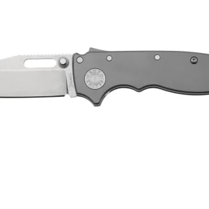Demko Knives AD20.5 Shark-Lock CPM 20CV Shark Foot AD205-20CV-TI-SF Smooth Titanium, zakmes Meest Verkocht