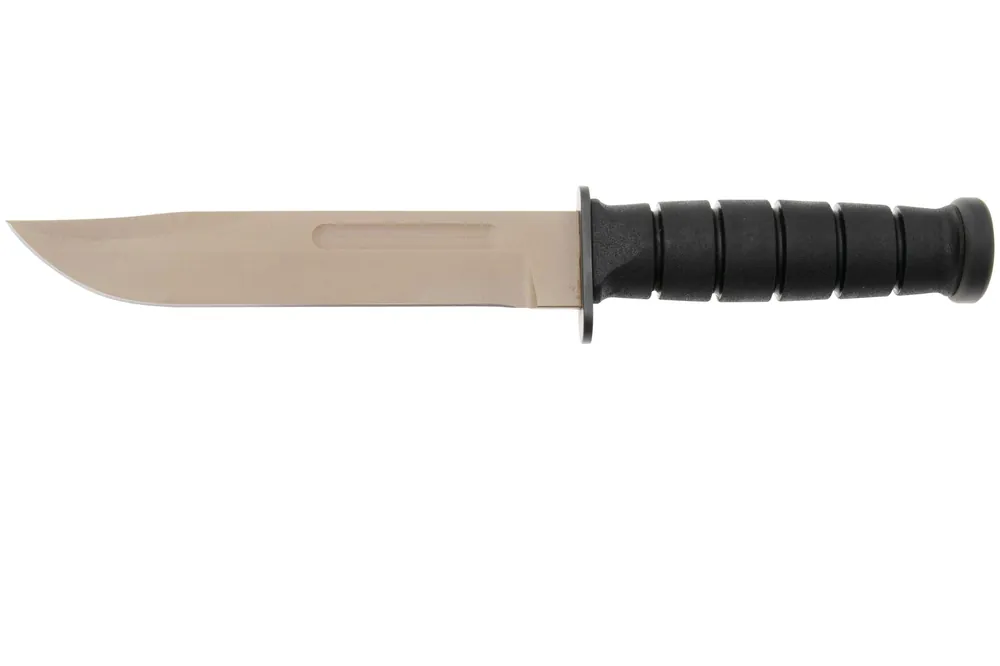 Spartan KA-BAR SB54, FDE CPM MagnaCut, Black, Black Kydex Sheath, vaststaand mes Hete Deal