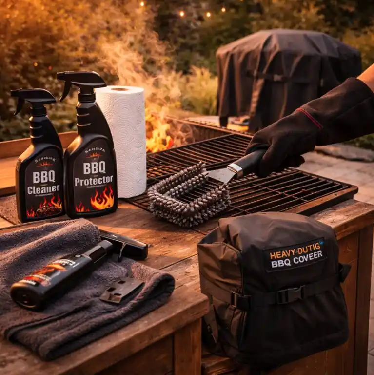 Gratis Retour BBQ bescherming en reiniging