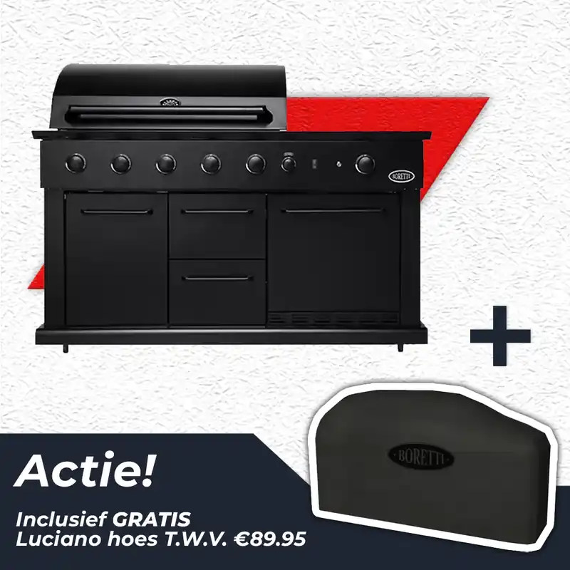 Boretti Luciano Nero Outdoor Kitchen Speciale Aanbieding