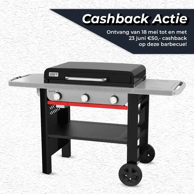Alleen Vandaag Gasbarbecue plancha pgd 71cm zwart
