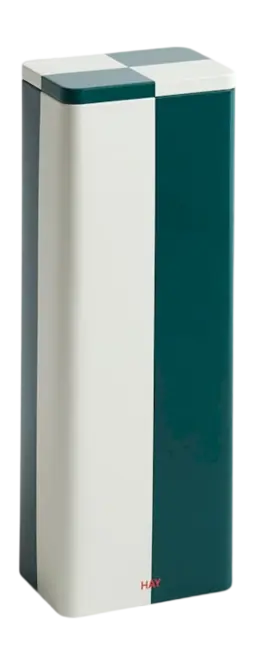 HAY Tin Voorraadblik Slim - Green / Off-White Nieuw